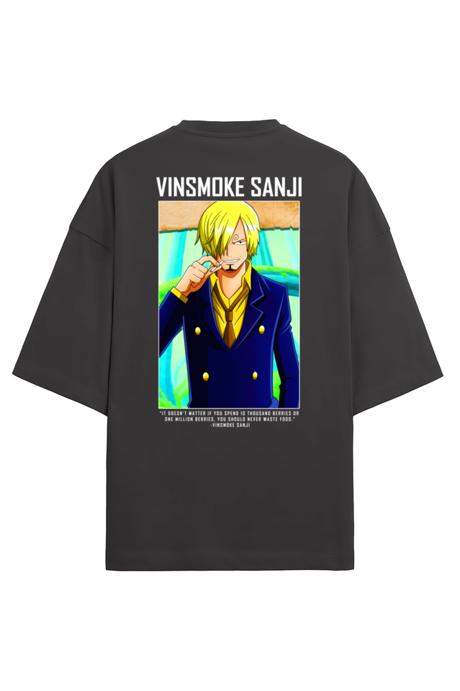Terry Oversized T-shirt - One Piece SANJI 01
