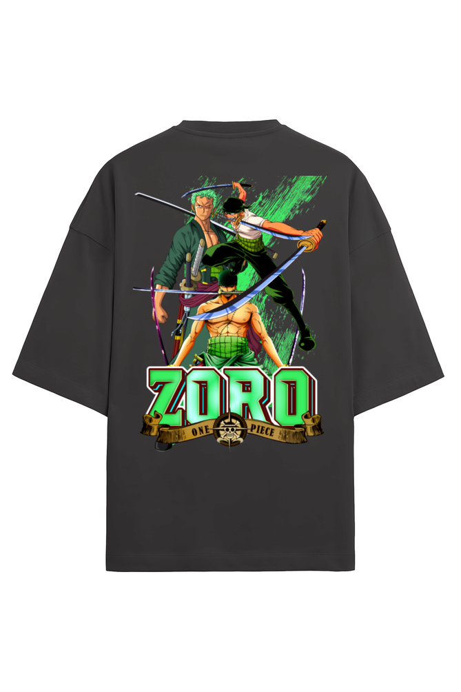 Terry Oversized T-shirt - One Piece ZORO 01