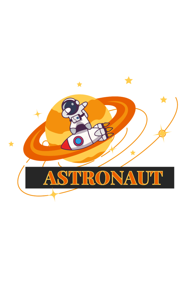 Regular T-Shirt - astronaut orange
