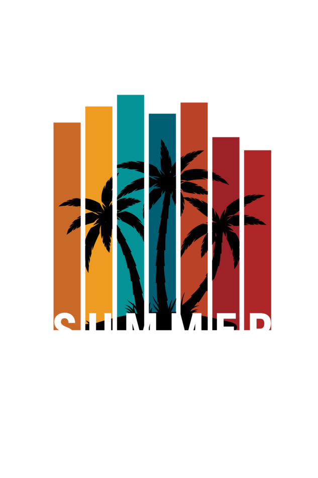 Regular T-Shirt - summer vibes with 7 colour