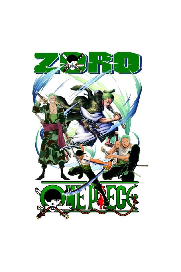 Terry Oversized T-shirt - One Piece ZORO 03