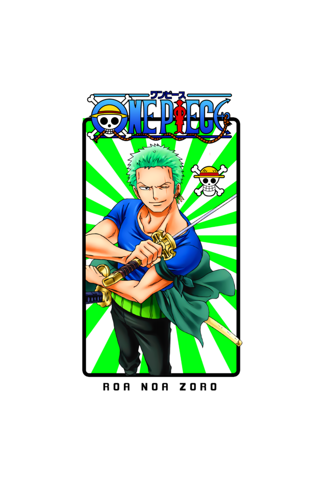 Terry Oversized T-shirt - One Piece ZORO 02