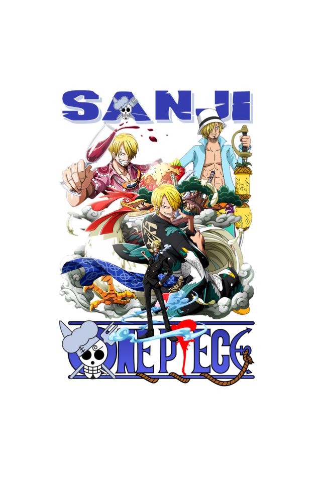 Terry Oversized T-shirt - One Piece SANJI 03