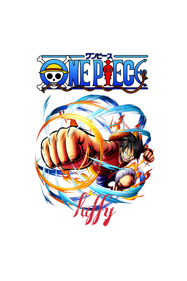 Terry Oversized T-shirt - One Piece LUFFY