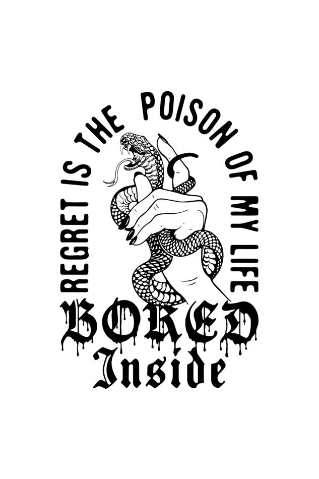 Regular T-Shirt -Bored Inside