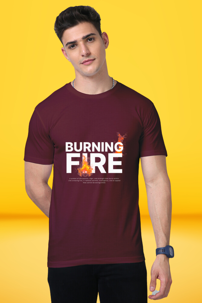 Premium T-Shirt - burning fire