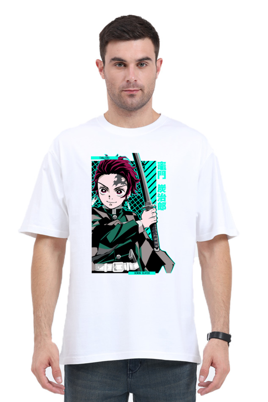Regular Oversized T-shirt - Demon Slayer 07