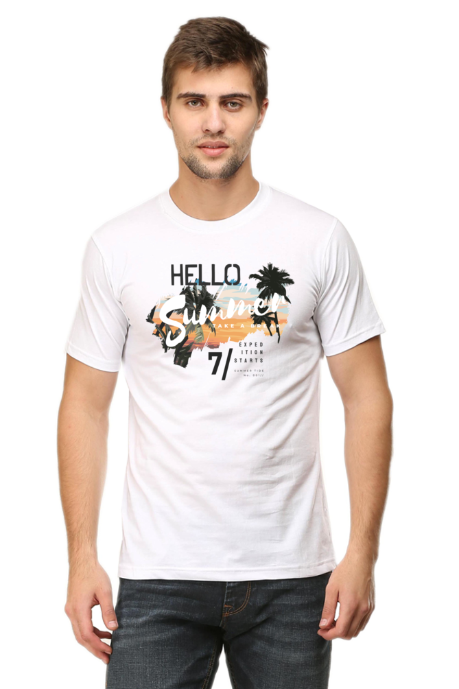 Regular T-Shirt -Hello Summer