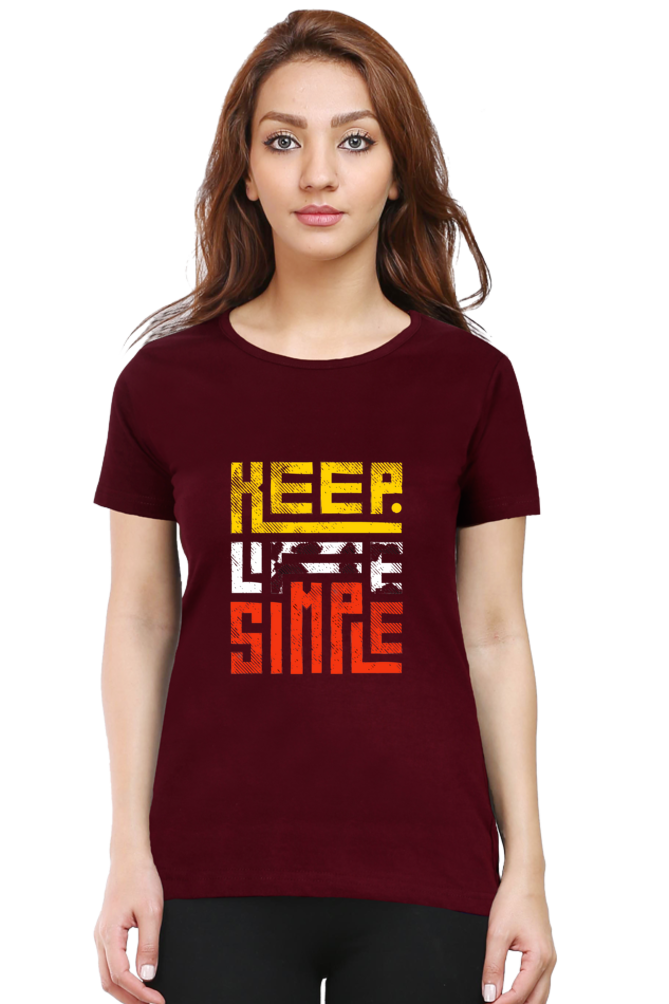 Regular T-Shirt - KEEP LIFE SIMPLE