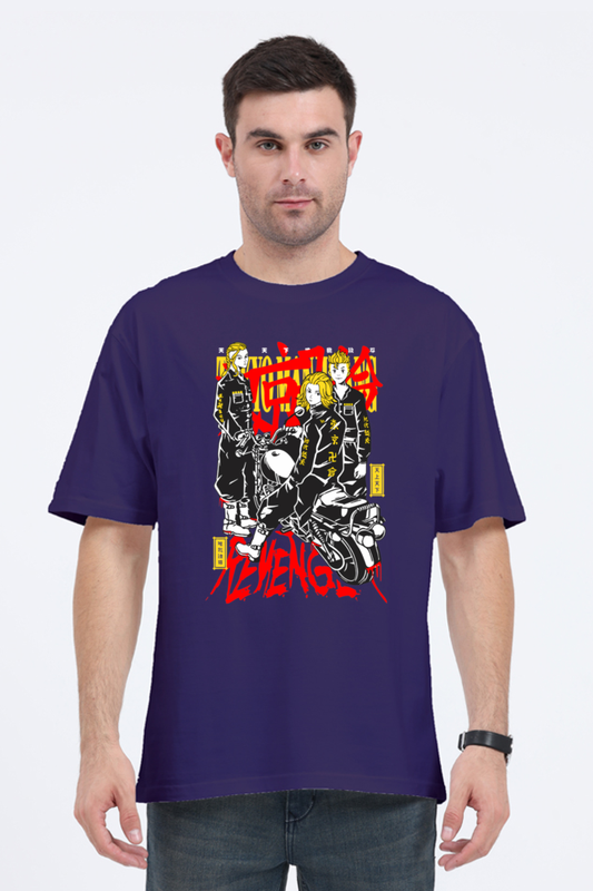 Regular Oversized T-shirt - TOKYO REVENGERS-16-01