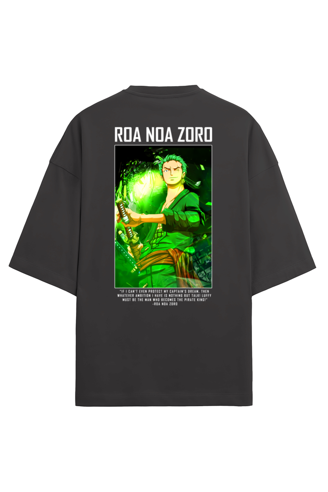 Terry Oversized T-shirt - One Piece ZORO 04