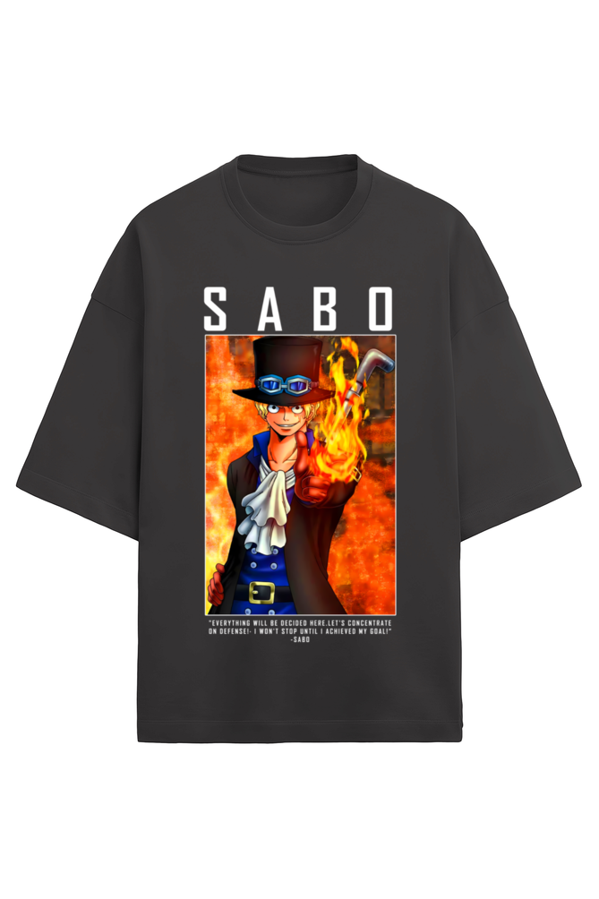 Terry Oversized T-shirt - One Piece SABO 01