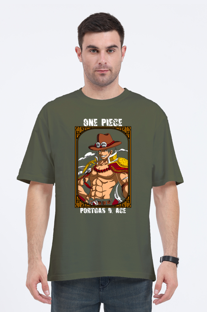 Regular Oversized T-shirt - One Piece - Ace