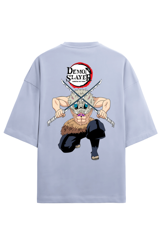Terry Oversized T-shirt - One Piece - DEMON SLAYER- 10 (BACK)