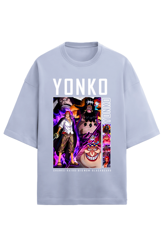 Terry Oversized T-shirt - One Piece YONKO (FRONT)