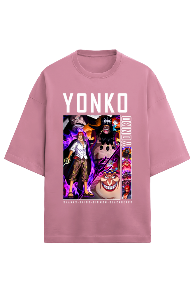 Terry Oversized T-shirt - One Piece YONKO (FRONT)