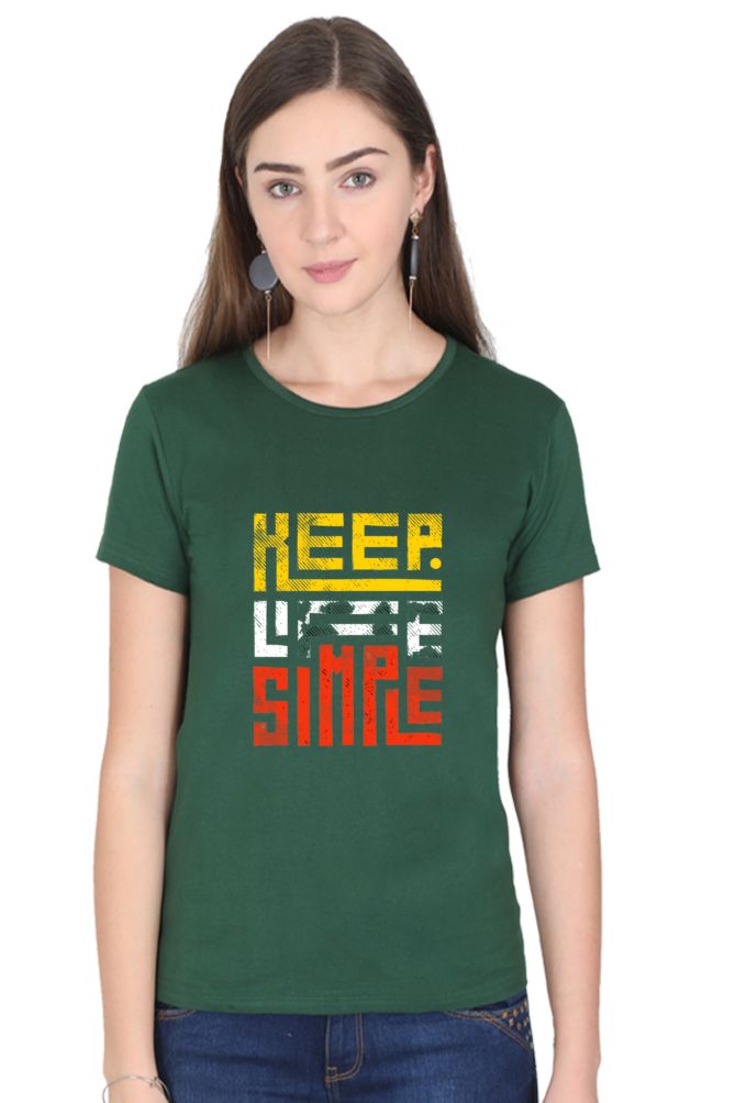Regular T-Shirt - KEEP LIFE SIMPLE