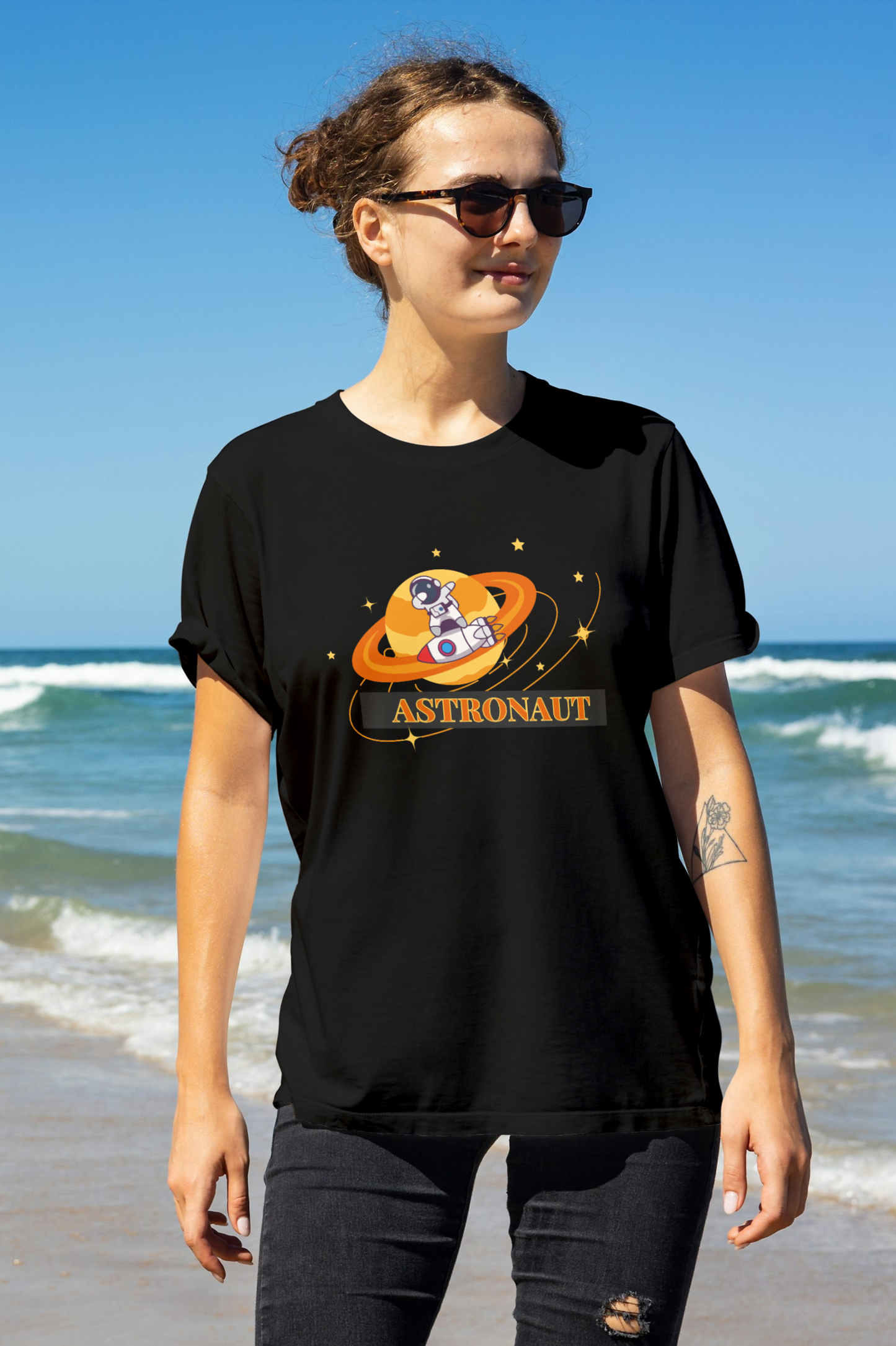 Regular T-Shirt - astronaut orange