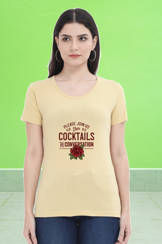 Regular T-Shirt - please join us for cocktail