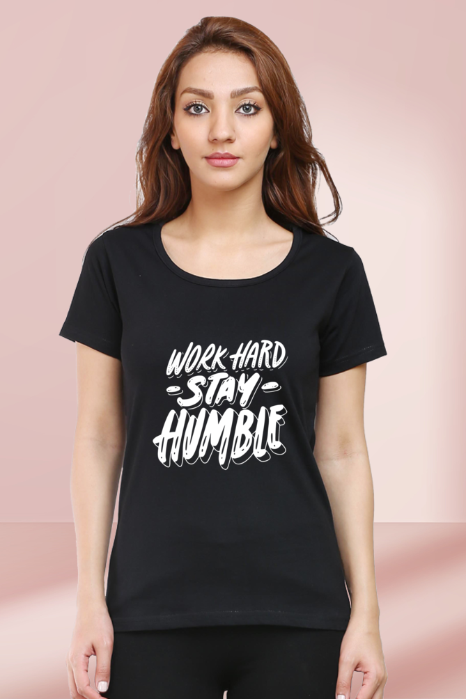 Regular T-Shirt - work hard stay humble
