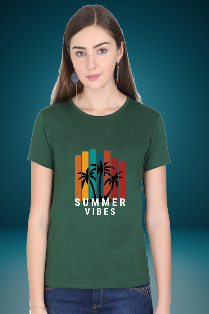 Regular T-Shirt - summer vibes with 7 colour