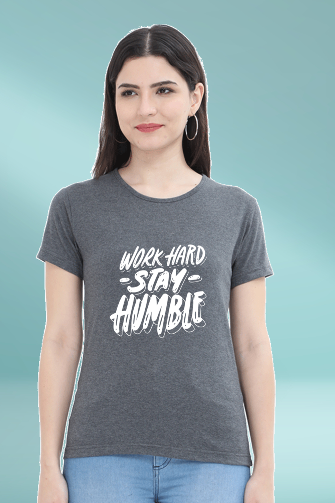 Regular T-Shirt - work hard stay humble