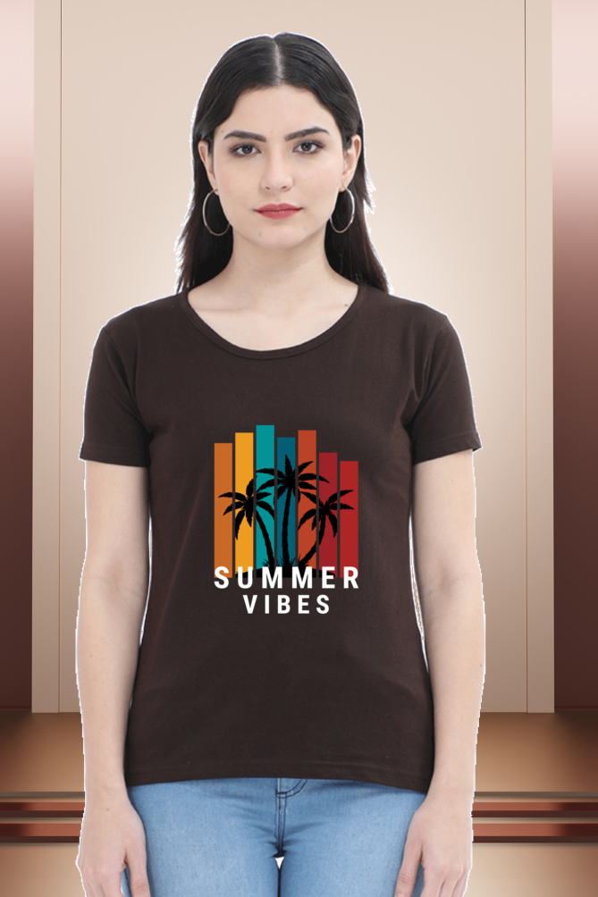 Regular T-Shirt - summer vibes with 7 colour