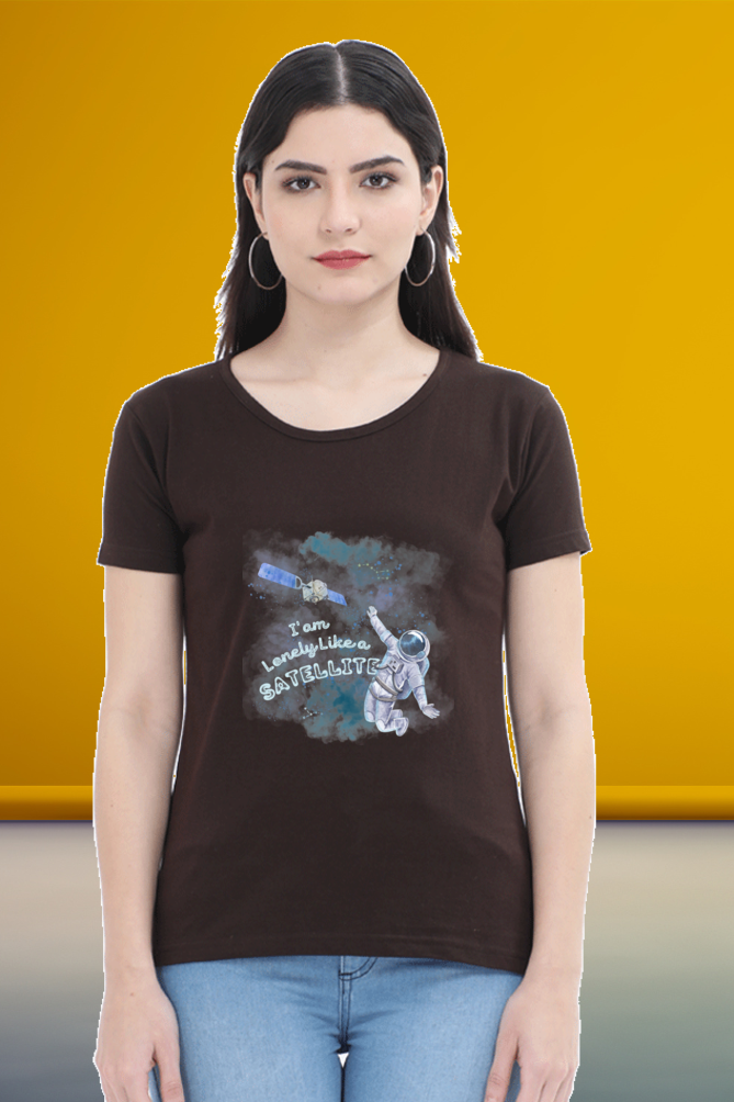 Regular T-Shirt - i am lonely like a satelite