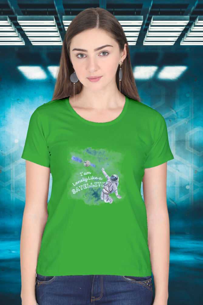 Regular T-Shirt - i am lonely like a satelite
