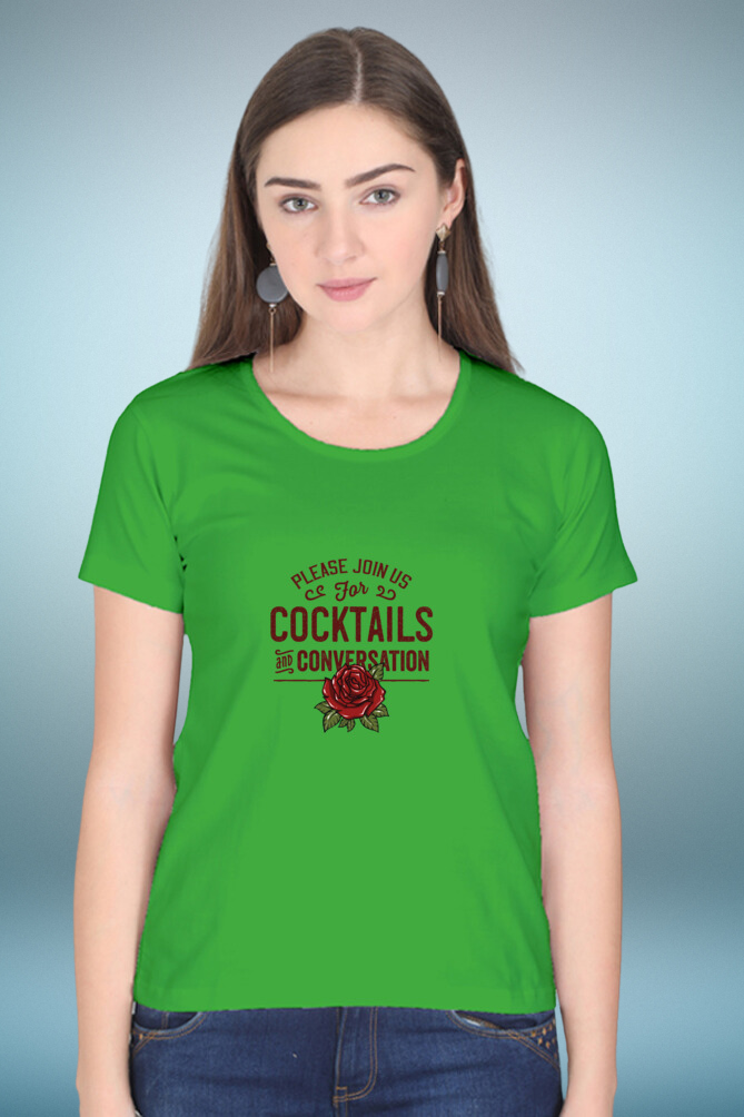 Regular T-Shirt - please join us for cocktail