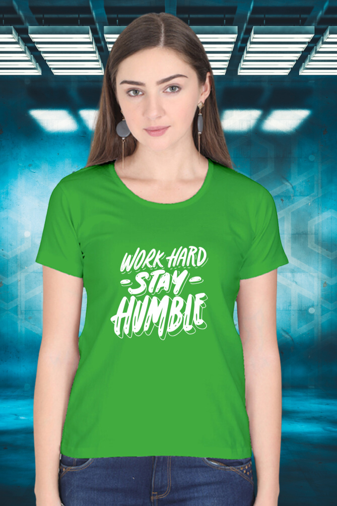 Regular T-Shirt - work hard stay humble