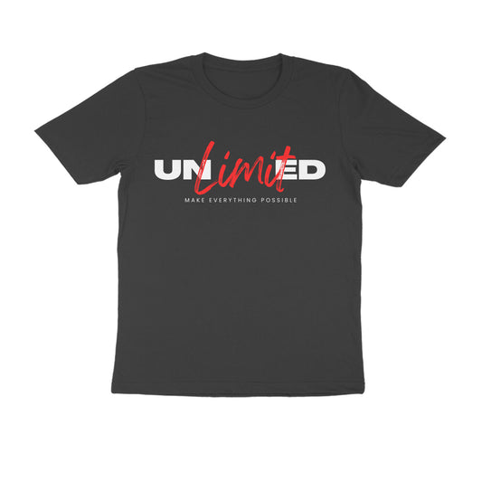 Unlimited - Round Neck Half Sleeve T-Shirt