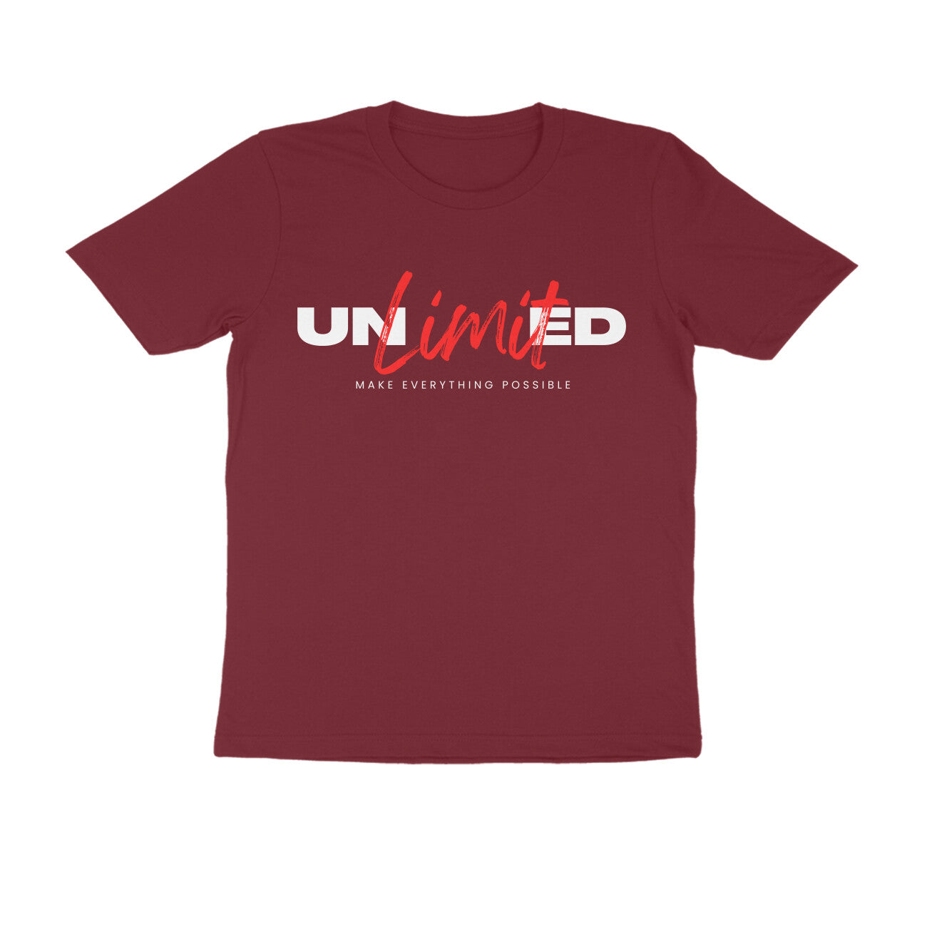 Unlimited - Round Neck Half Sleeve T-Shirt