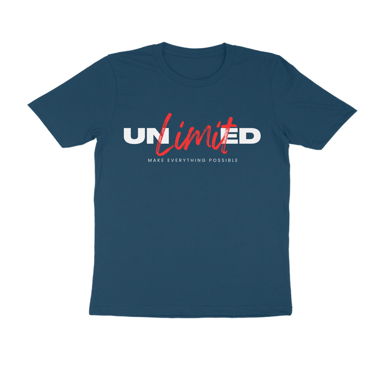 Unlimited - Round Neck Half Sleeve T-Shirt