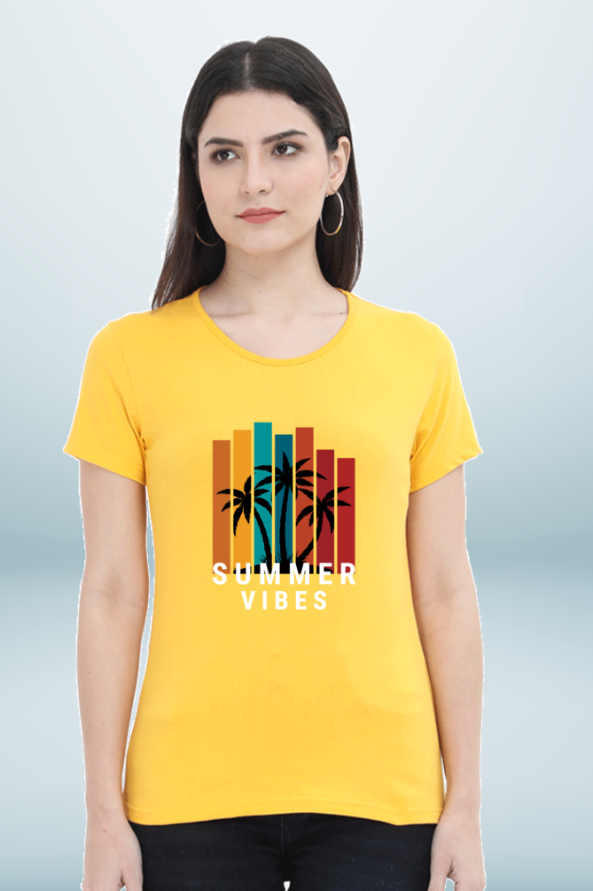 Regular T-Shirt - summer vibes with 7 colour