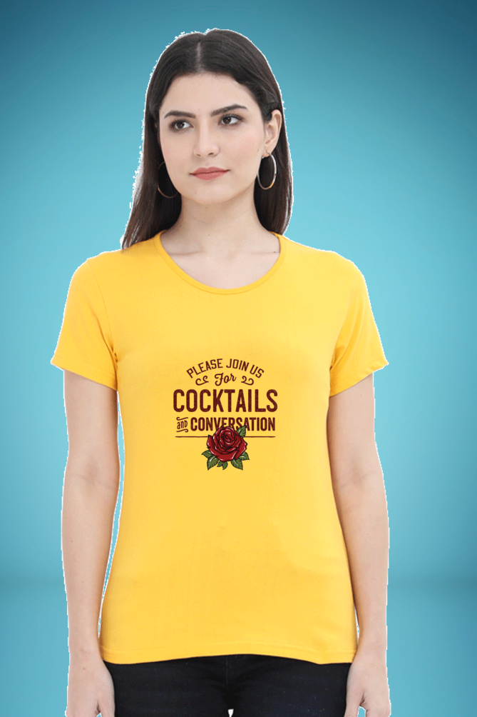 Regular T-Shirt - please join us for cocktail