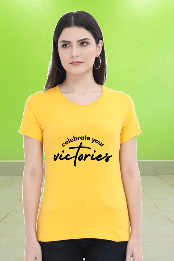 Regular T-Shirt - celebrate your victories