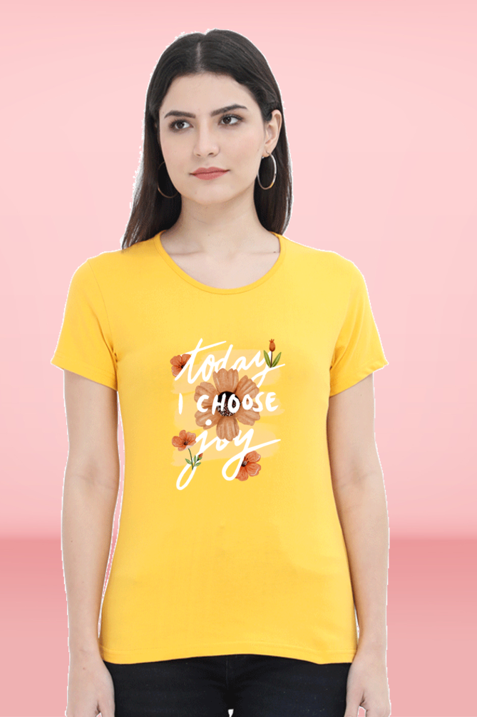 Regular T-Shirt - today i choose joy