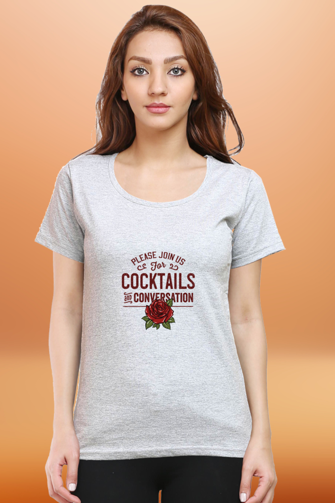 Regular T-Shirt - please join us for cocktail