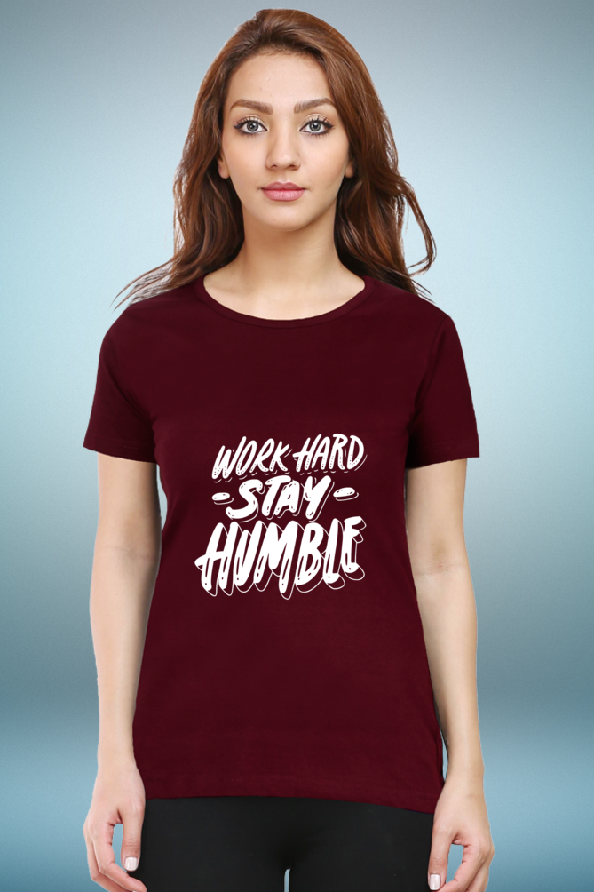 Regular T-Shirt - work hard stay humble