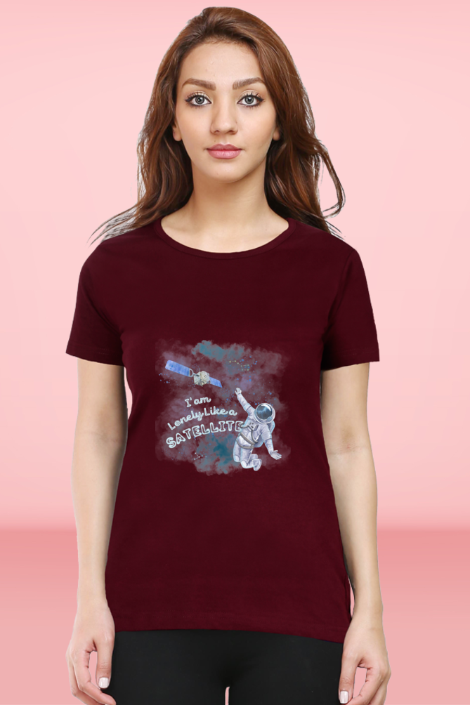 Regular T-Shirt - i am lonely like a satelite