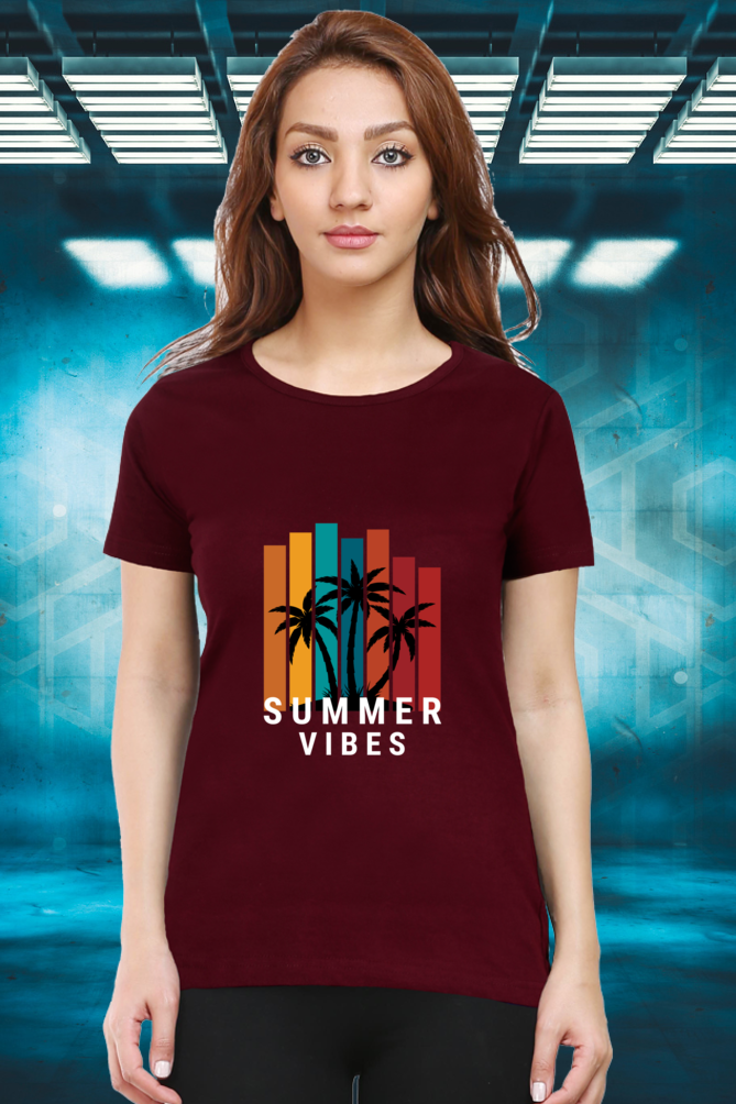 Regular T-Shirt - summer vibes with 7 colour