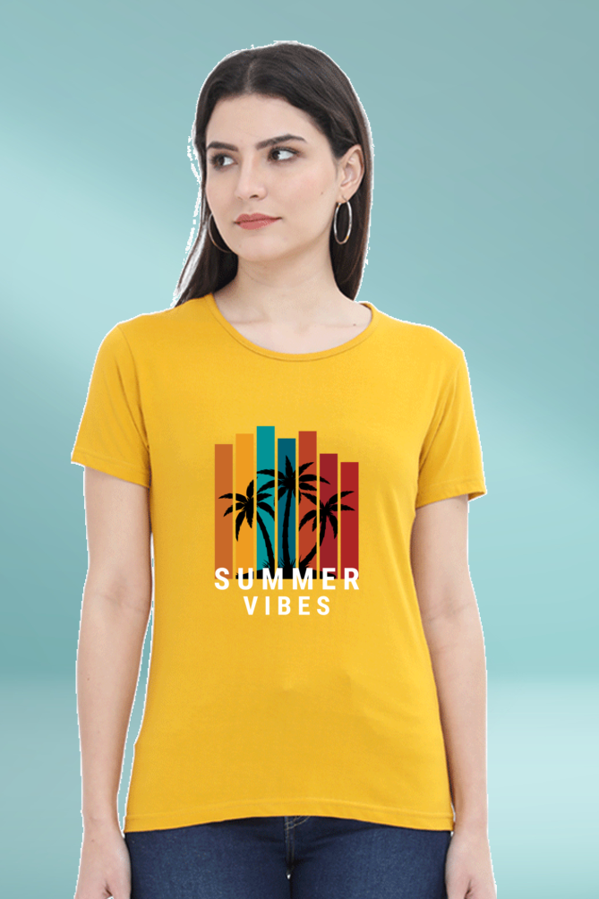 Regular T-Shirt - summer vibes with 7 colour