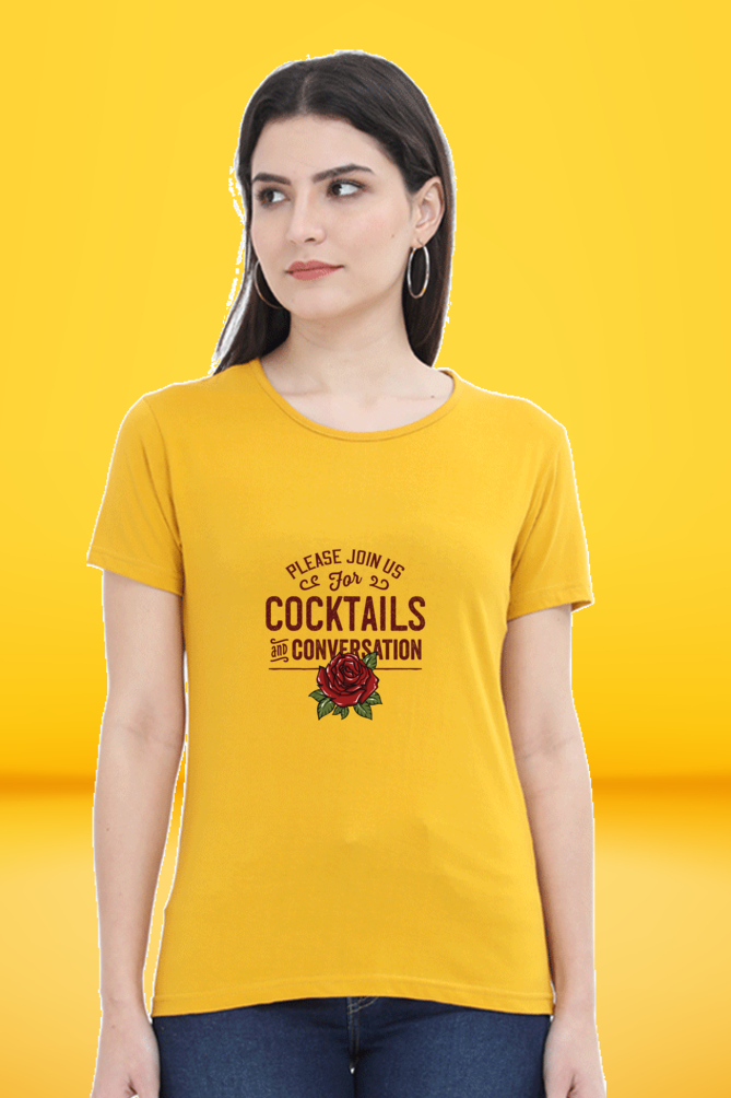 Regular T-Shirt - please join us for cocktail