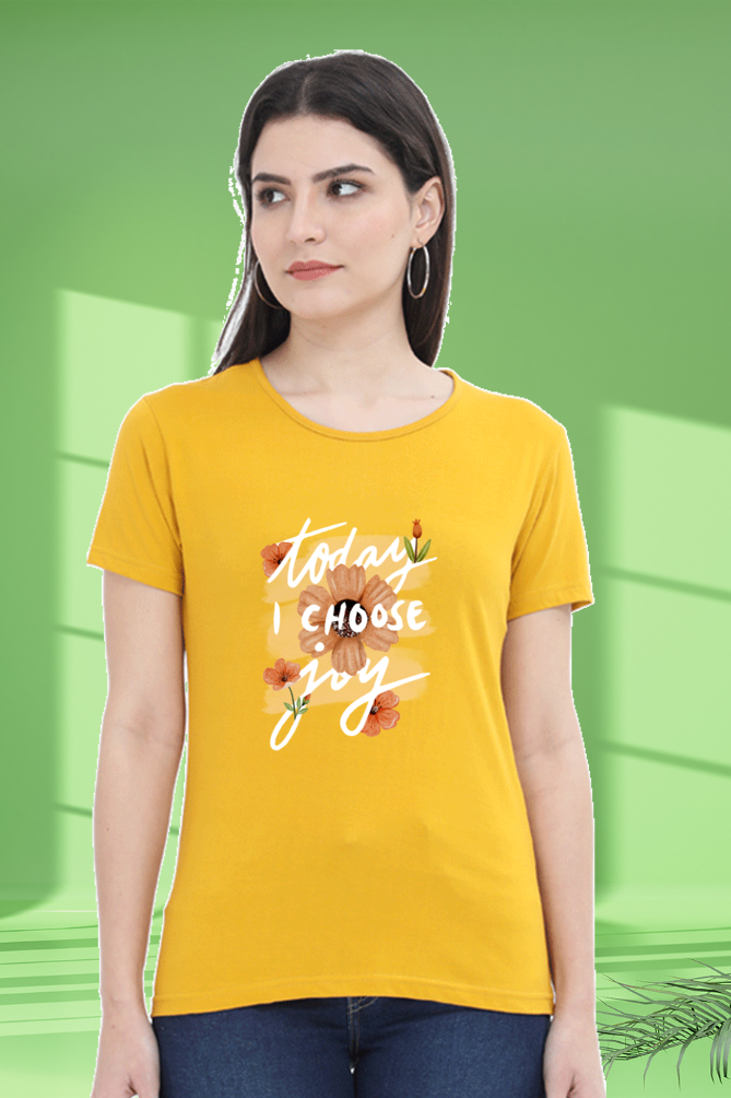 Regular T-Shirt - today i choose joy