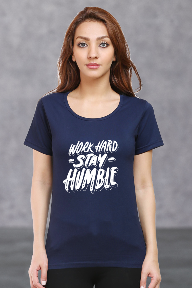 Regular T-Shirt - work hard stay humble