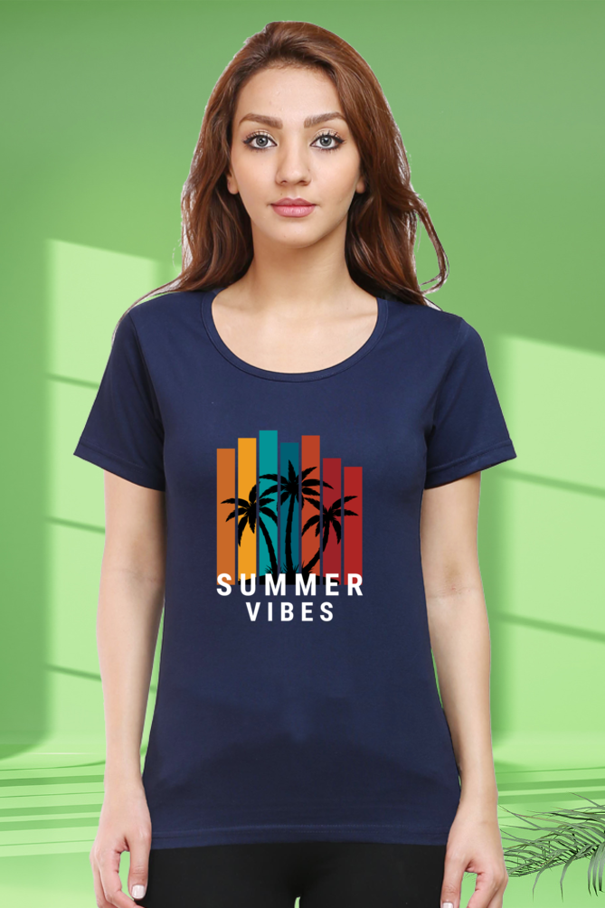 Regular T-Shirt - summer vibes with 7 colour