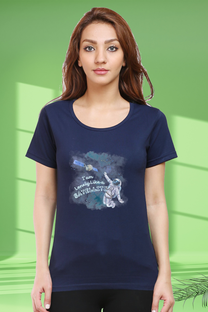 Regular T-Shirt - i am lonely like a satelite