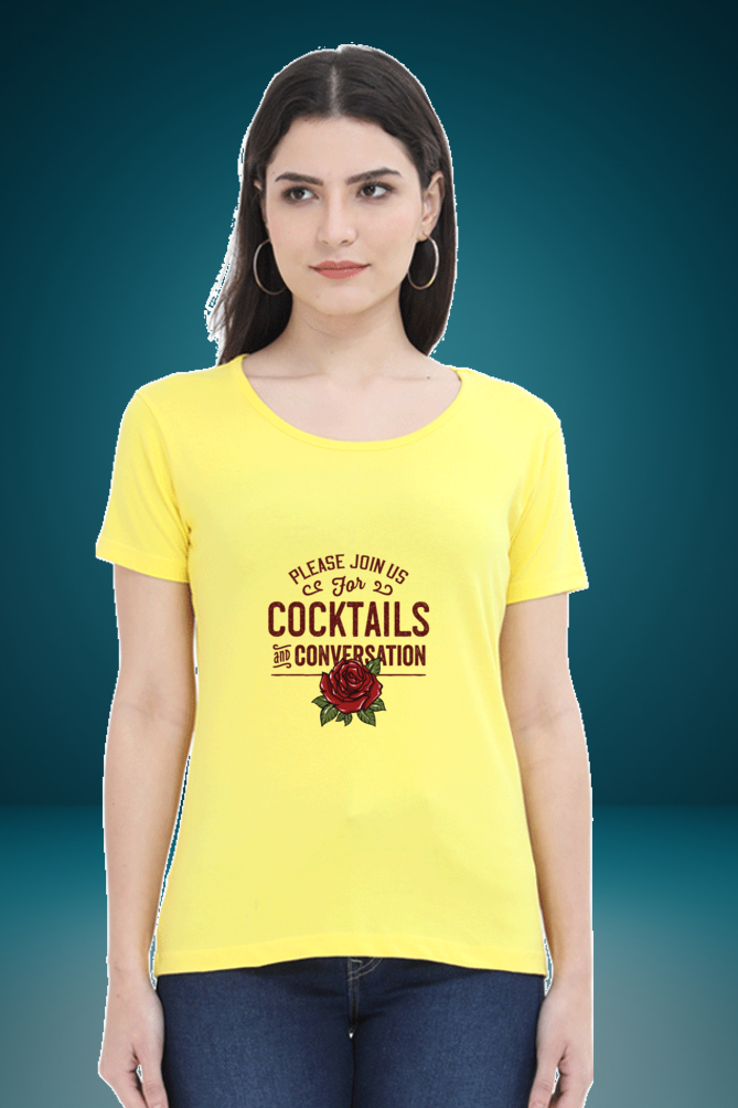 Regular T-Shirt - please join us for cocktail