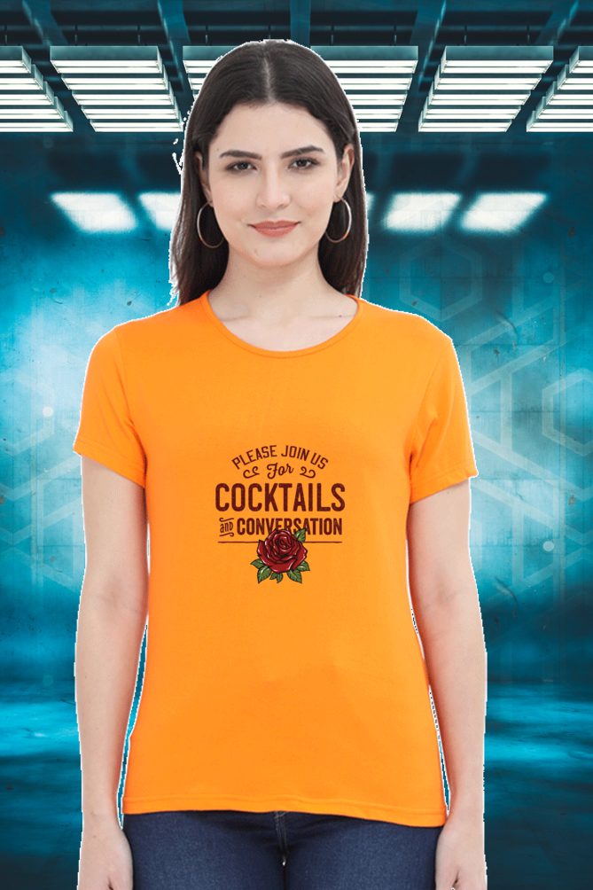 Regular T-Shirt - please join us for cocktail
